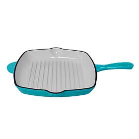 Mesa Mia by Jenny Martinez 10.5" Enameled Cast Iron Grill Pan