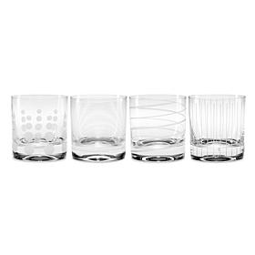 Mikasa Cheers Double Old Fashioned Glass Set of 4