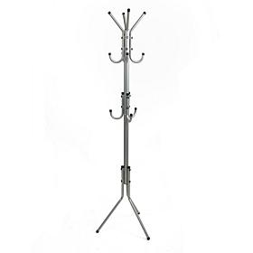 Mind Reader 11-Hook Standing Metal Coat Rack and Hat Hanger