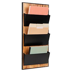 Mind Reader 3 Tier Wall Mounted File Organizer 