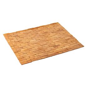 Mind Reader Eco-Friendly Non-Slip Bamboo Shower Mat
