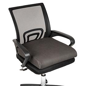 Mind Reader Ergonomic Office Chair Cushion Gray