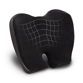 Mind Reader Portable Office Chair Cushion Ergonomic Orthopedic Black
