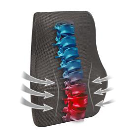 Mind Reader Vertical Back Rest Back Posture Corrector Gray