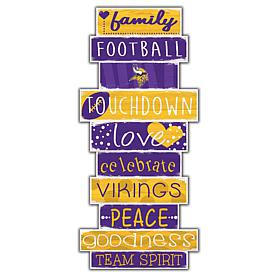 Minnesota Vikings Celebrations Stack 24" Sign 