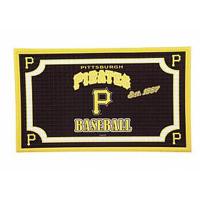 MLB Embossed Door Mat - Pittsburgh Pirates