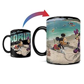 Morphing Mugs® Heat-Sensitive Clue Mug - Mickey & Minnie in Florida