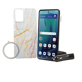 Moto G 5G 6.6" Tracfone w/Mag Safe Adaptor & 1500 Talk/Text/Data Plan