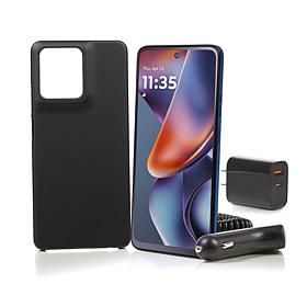 Moto G 64GB Tracfone w/1500 Talk/Text/Data 1 Year Plan w/Accessories