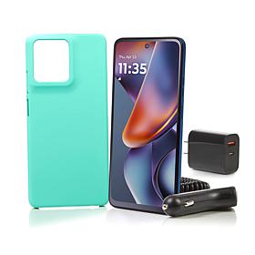 Moto G 64GB Tracfone w/1500 Talk/Text/Data 1 Year Plan w/Accessories