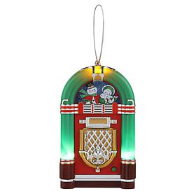 Mr. Christmas Miniature Vintage Jukebox Ornament 