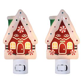 Mr. Christmas S/2 Shatterproof Night Lights