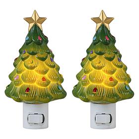 Mr. Christmas S/2 Shatterproof Night Lights