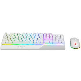MSI Vigor GK30 Keyboard Combo with GM11 Mouse - White