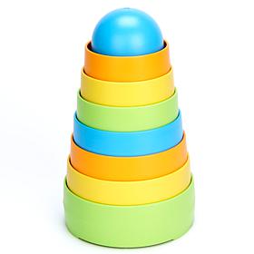 My First Stacker by Green Toys - 8 Colorful Nesting Pieces