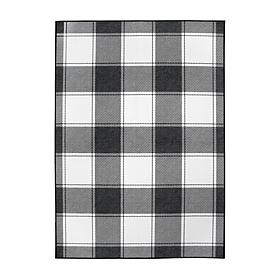 My Magic Carpet Buffalo Plaid Washable Area Rug 5'x7'