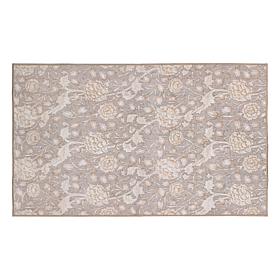 My Magic Carpet Kalini Floral Washable Area Rug 3'x5'