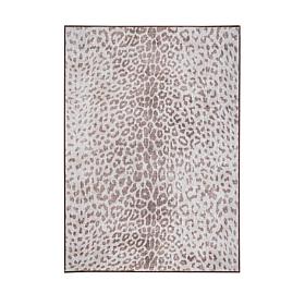 My Magic Carpet Miya Leopard Washable Area Rug 5'x7'