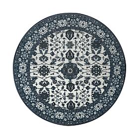My Magic Carpet Ramage Washable Round Area Rug 6'