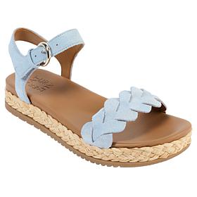 Naturalizer Neila Leather Espadrille Sandal