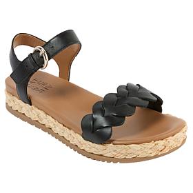 Naturalizer Neila Leather Espadrille Sandal