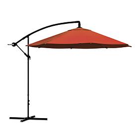 Nature Spring Cantilever Easy Crank Hanging Outdoor Shade - Orange