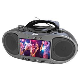 Naxa Bluetooth DVD Boombox with 7" LCD Screen