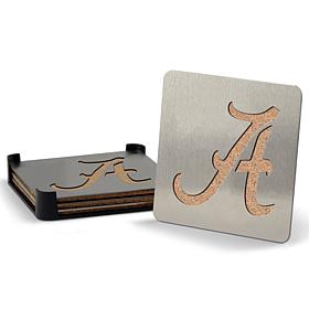 NCAA Boasters 4-piece Coaster Set - Alabama Crimson Tide