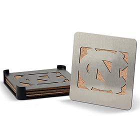 NCAA Boasters 4-piece Coaster Set - North Carolina Tar