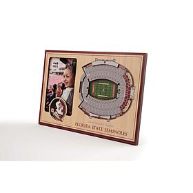 NCAA Florida State Seminoles 3-D Stadium Views Picture Frame