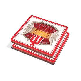 NCAA Indiana Hoosiers 3-D Stadium Views Coaster Set