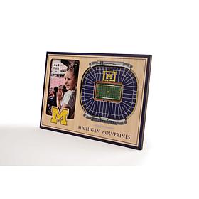 NCAA Michigan Wolverines 3-D Stadium Views Picture Frame