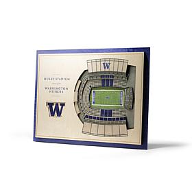 NCAA Washington Huskies StadiumViews 3-D Wall Art - Husky Stadium 