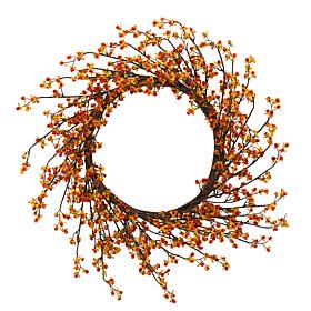 Nearly Natural 24” Sweet Bitter Wreath