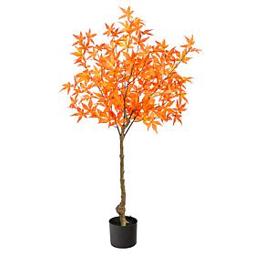 Nearly Natural 4' Autumn Maple Artificial Tree