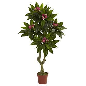 Nearly Natural 5 ft. UV Resistant Plumeria Tree