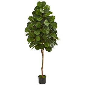 Nearly Natural 6 ft. Fiddle Leaf Fig Artificial Tree
