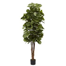 Nearly Natural 6 Ft. Fiddle Leaf Fig Silk Tree