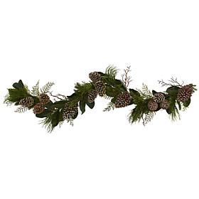 Nearly Natural 6-Ft. Pine Cone & Pine Artificial Garland
