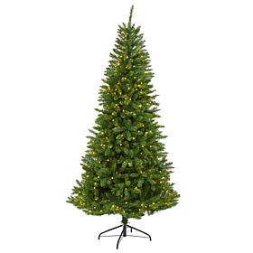 Nearly Natural 6.5 Ft. Fir Christmas Tree with 350 Clear LED Lights