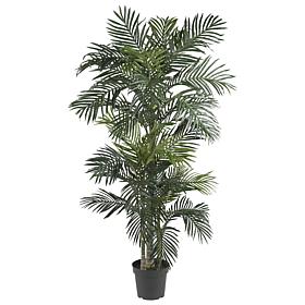 Nearly Natural 6.5' Golden Cane Palm Silk Tree
