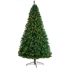 Nearly Natural 9 Ft. Northern Tip Christmas Tree with 650 LED Lights