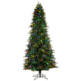 Nearly Natural 9.5' Mountain Fir with 1150 Multi Color LED Lights