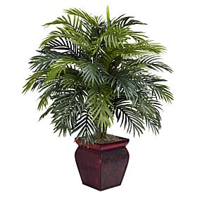 Nearly Natural Areca with Decorative Planter