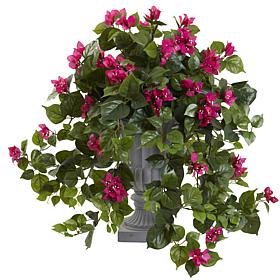 Nearly Natural Bougainvillea Artificial Plant in Decorative Urn