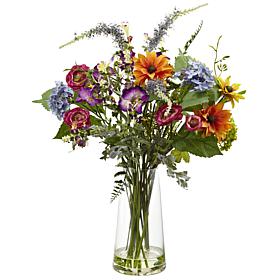 Nearly Natural Silk Spring Garden Floral Arrangement