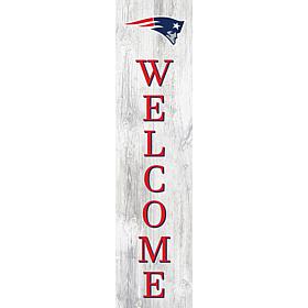 New England Patriots 48" Welcome Leaner  