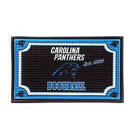 NFL Embossed Door Mat - Panthers