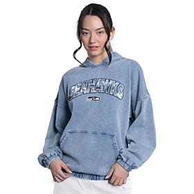 NFL WOMEN'S DENIM WASH HOODIE