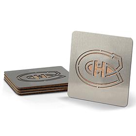 NHL Boasters 4-piece Coaster Set - Montreal Canadiens